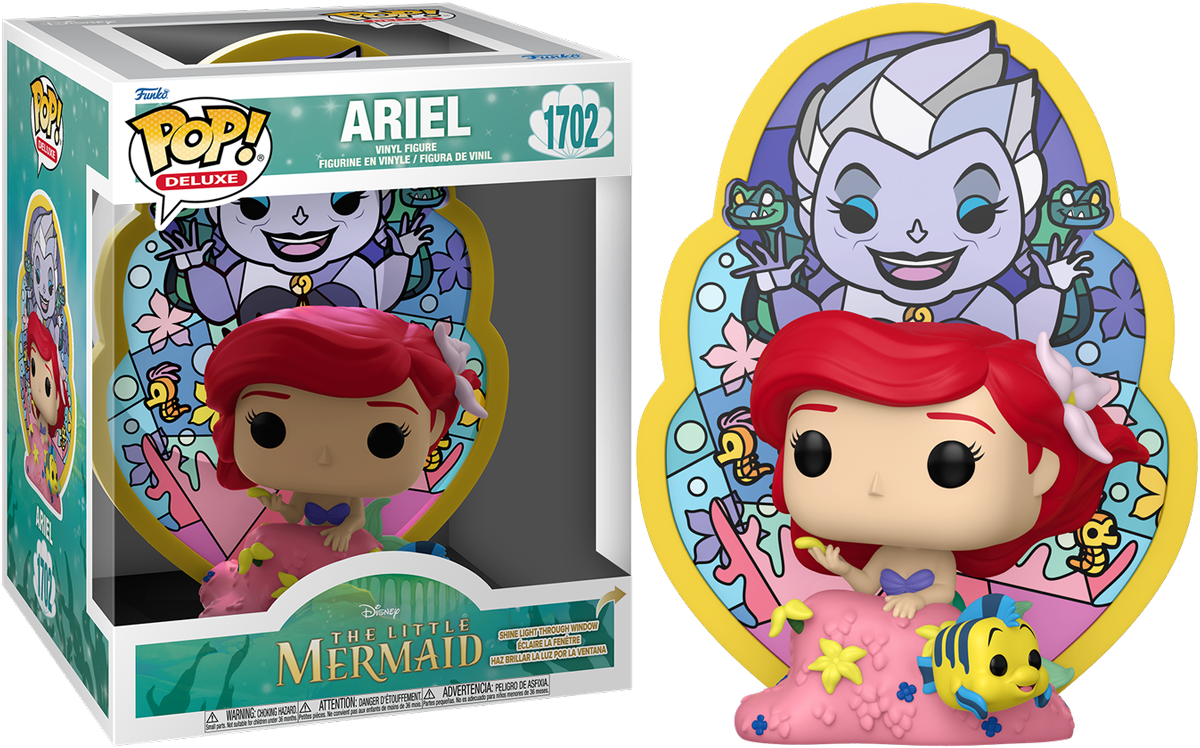 The Little Mermaid (1989) - Ariel (Stained Glass) Pop! Deluxe