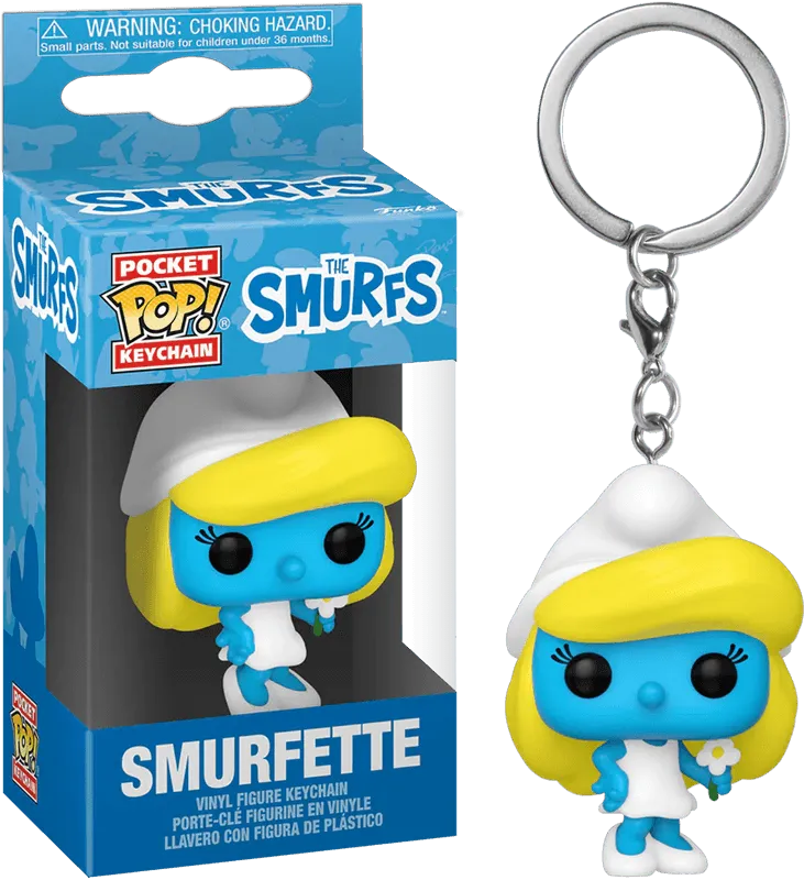 FUN79256 Smurfs - Smurfette Pop! Keychain - Funko - Titan Pop Culture