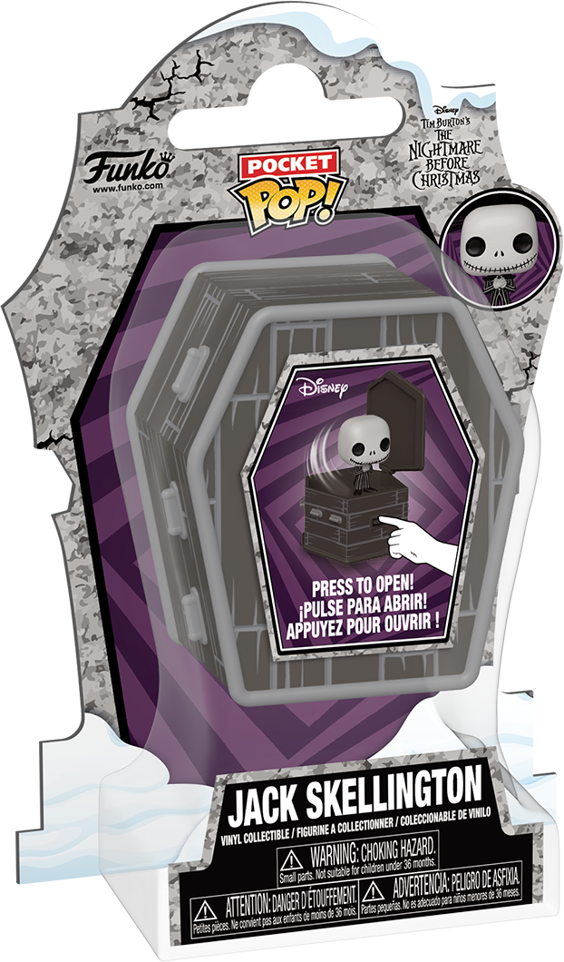 The Nightmare Before Christmas - Jack Pocket Coffin Poppers!