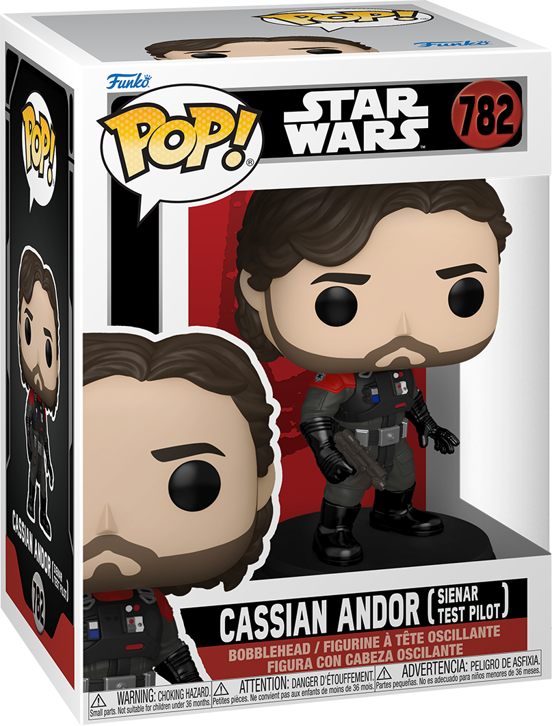 Star Wars: Andor - Cassian Andor (Sienar Test Pilot) Pop! Vinyl - Chase Bundle / Case