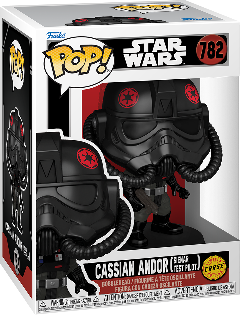 Star Wars: Andor - Cassian Andor (Sienar Test Pilot) Pop! Vinyl - Chase Bundle / Case