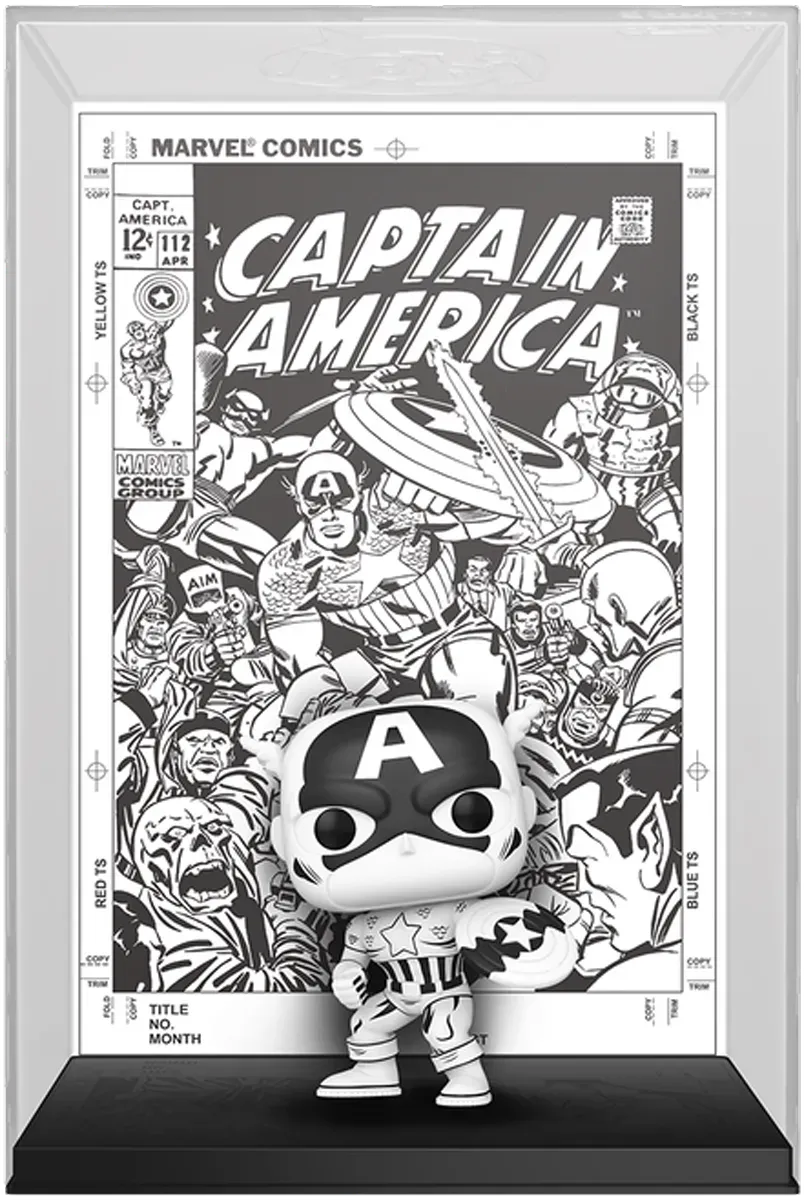 FUN80961 Marvel: 85th Anniversary - Captain America #112 Pop! Comic Covers Viny - Funko - Titan Pop Culture