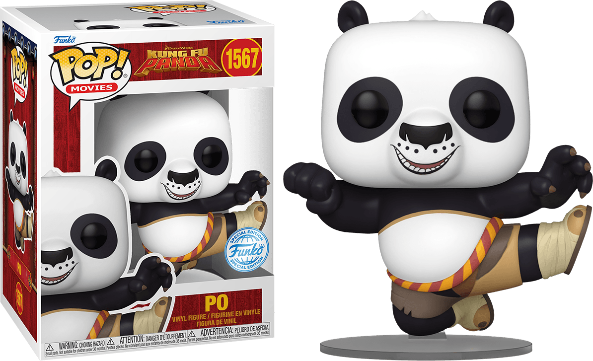 Kung Fu Panda - Po (with chase) "Dreamworks 30th Anniversary" US Exclusive Pop! Vinyl [RS]