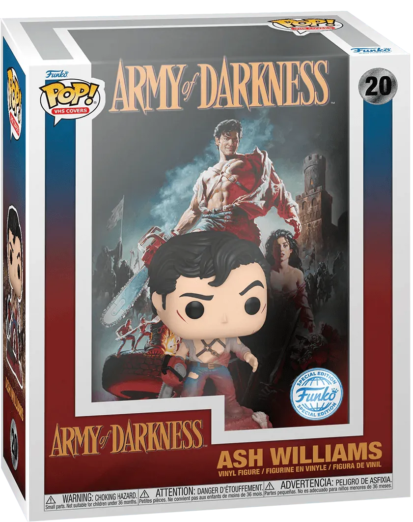 Army of Darkness Ash Williams US Exclusive Pop! Movie VHS Cover [RS]