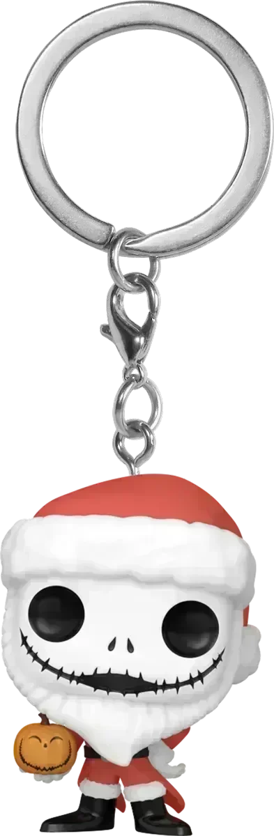 FUN82822 The Nightmare Before Christmas - Santa Jack (with Jack-o-lantern) US Exclusive Pop! Keychain RS - Funko - Titan Pop Culture