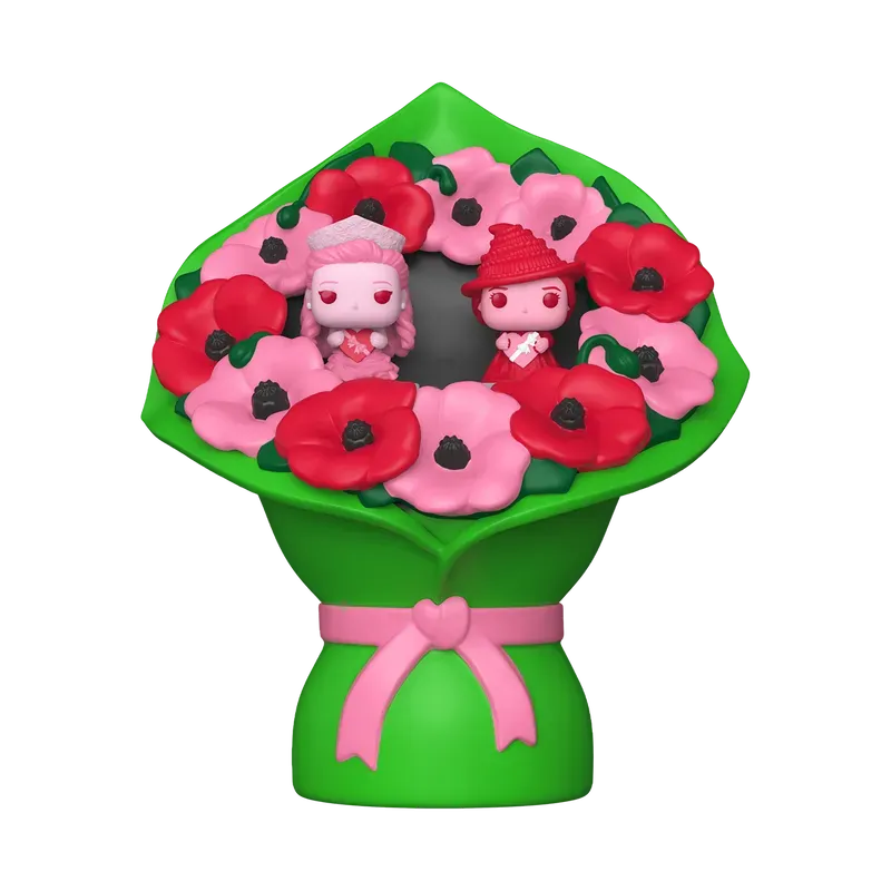 FUN83100 Wicked (2024) - Elphaba & Glinda Valentines Bitty Pop! Bouquet 2-Pack - Funko - Titan Pop Culture