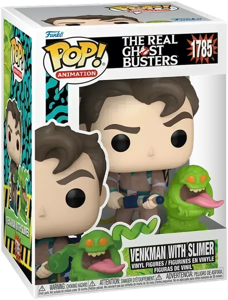 FUN83476 The Real Ghostbusters (TV'86) - Venkman with Slimer Pop! Vinyl - Funko - Titan Pop Culture