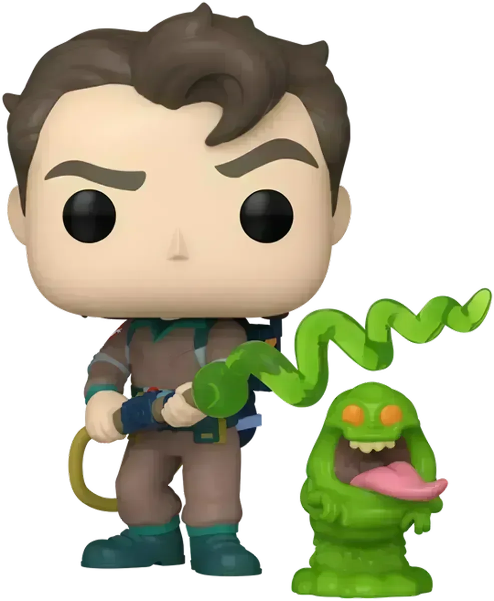 FUN83476 The Real Ghostbusters (TV'86) - Venkman with Slimer Pop! Vinyl - Funko - Titan Pop Culture