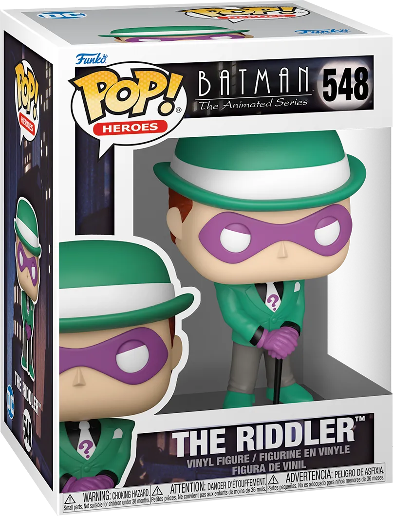 FUN83516 Batman: The Animated Series - The Riddler Pop! Vinyl - Funko - Titan Pop Culture