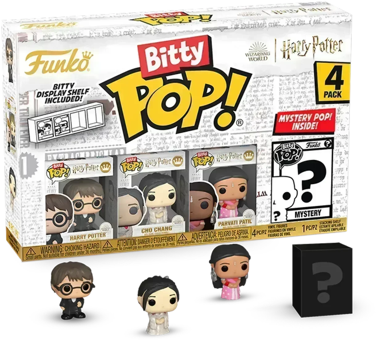 FUN83654 Harry Potter: Goblet of Fire - Harry Bitty Pop! 4-Pack - Funko - Titan Pop Culture