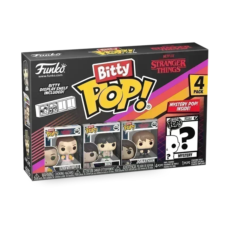 FUN83663 Stranger Things - Eleven Bitty Pop! 4-Pack - Funko - Titan Pop Culture