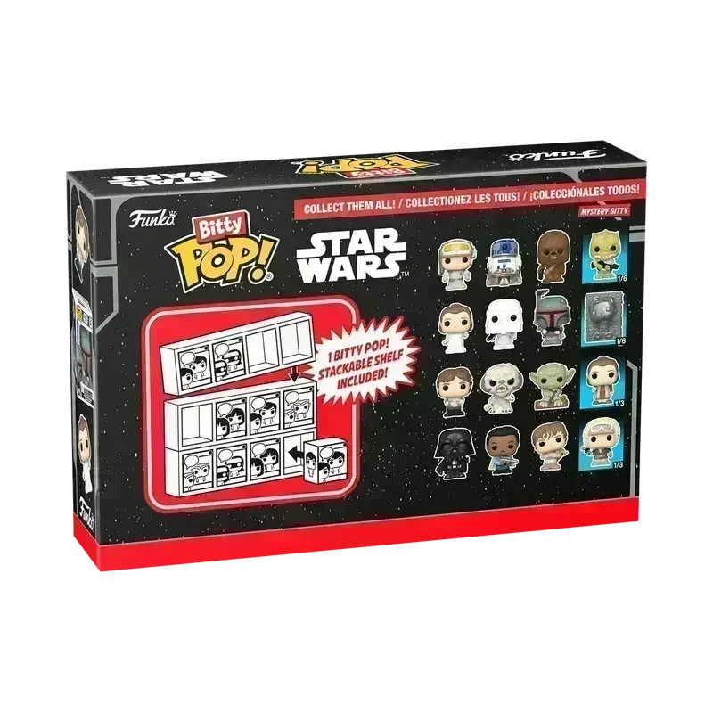 FUN83670 Star Wars - Han Solo Bitty Pop! 4-Pack - Funko - Titan Pop Culture