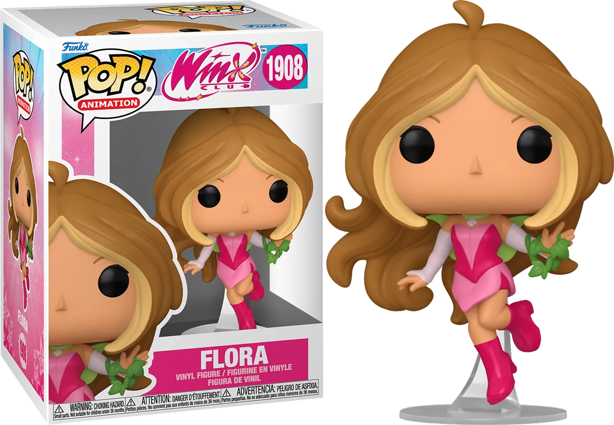 FUN83746 Winx Club - Flora Pop! Vinyl - Funko - Titan Pop Culture