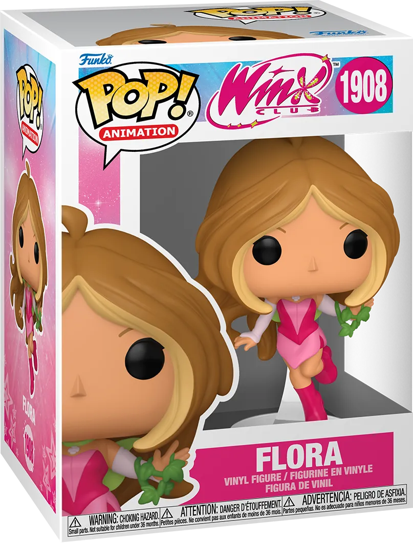 FUN83746 Winx Club - Flora Pop! Vinyl - Funko - Titan Pop Culture