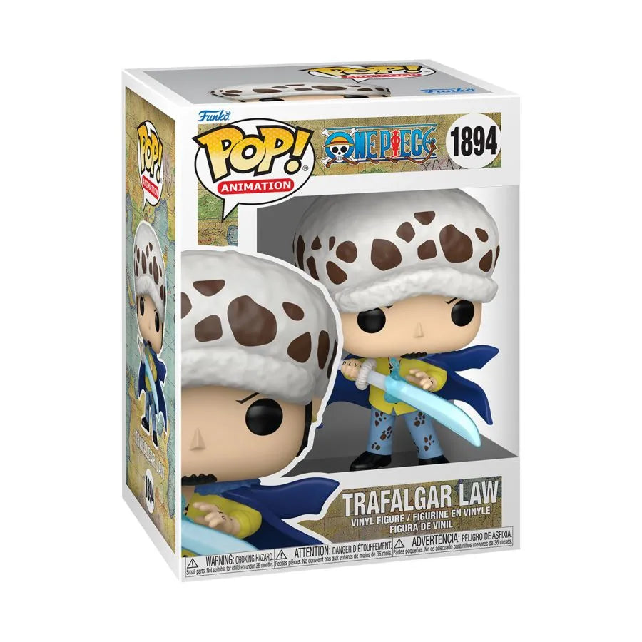 FUN83809 One Piece - Trafalgar Law with Blue Anesthesia Pop! Vinyl - Funko - Titan Pop Culture