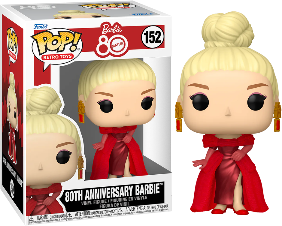 Retro Toys - Barbie 80th Anniversary Pop! Vinyl