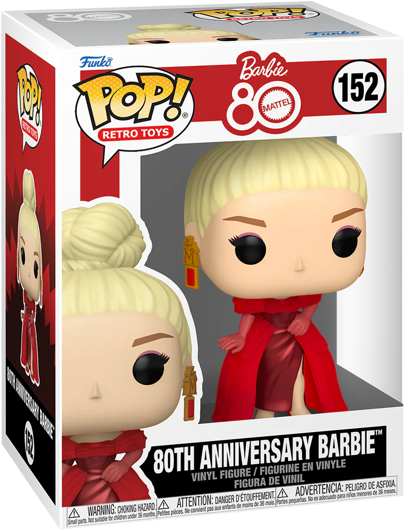 Retro Toys - Barbie 80th Anniversary Pop! Vinyl