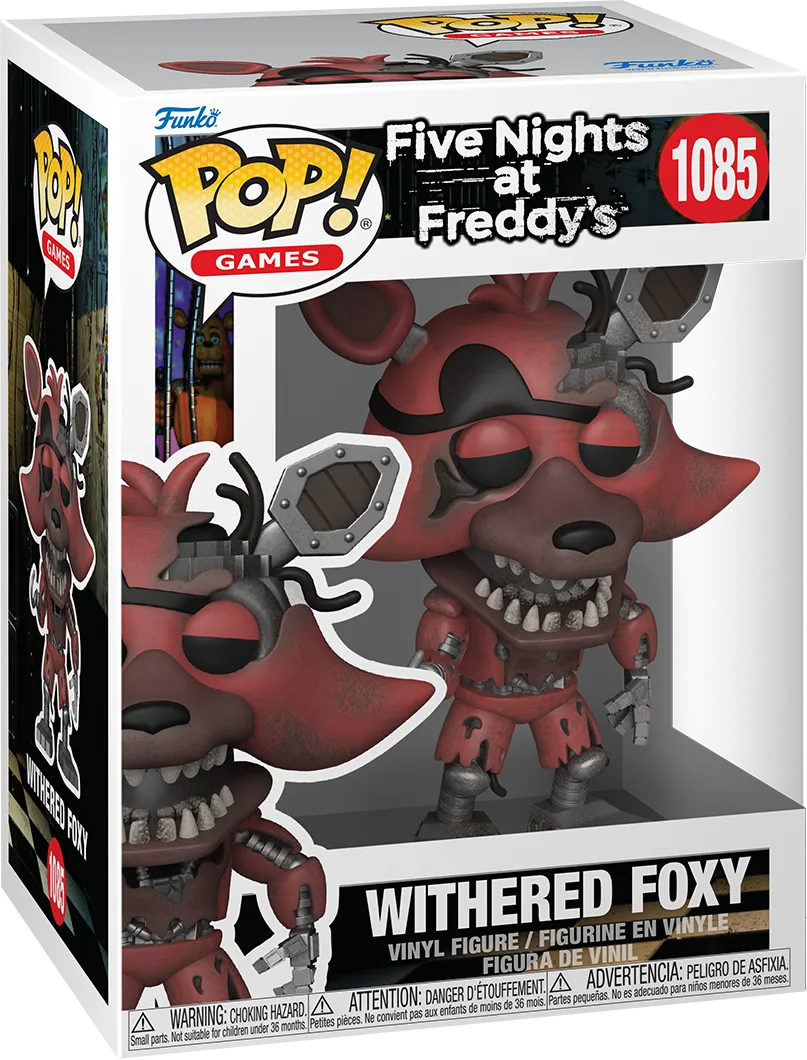 FUN83866 Five Nights at Freddy's - Withered Foxy Pop! Vinyl - Funko - Titan Pop Culture
