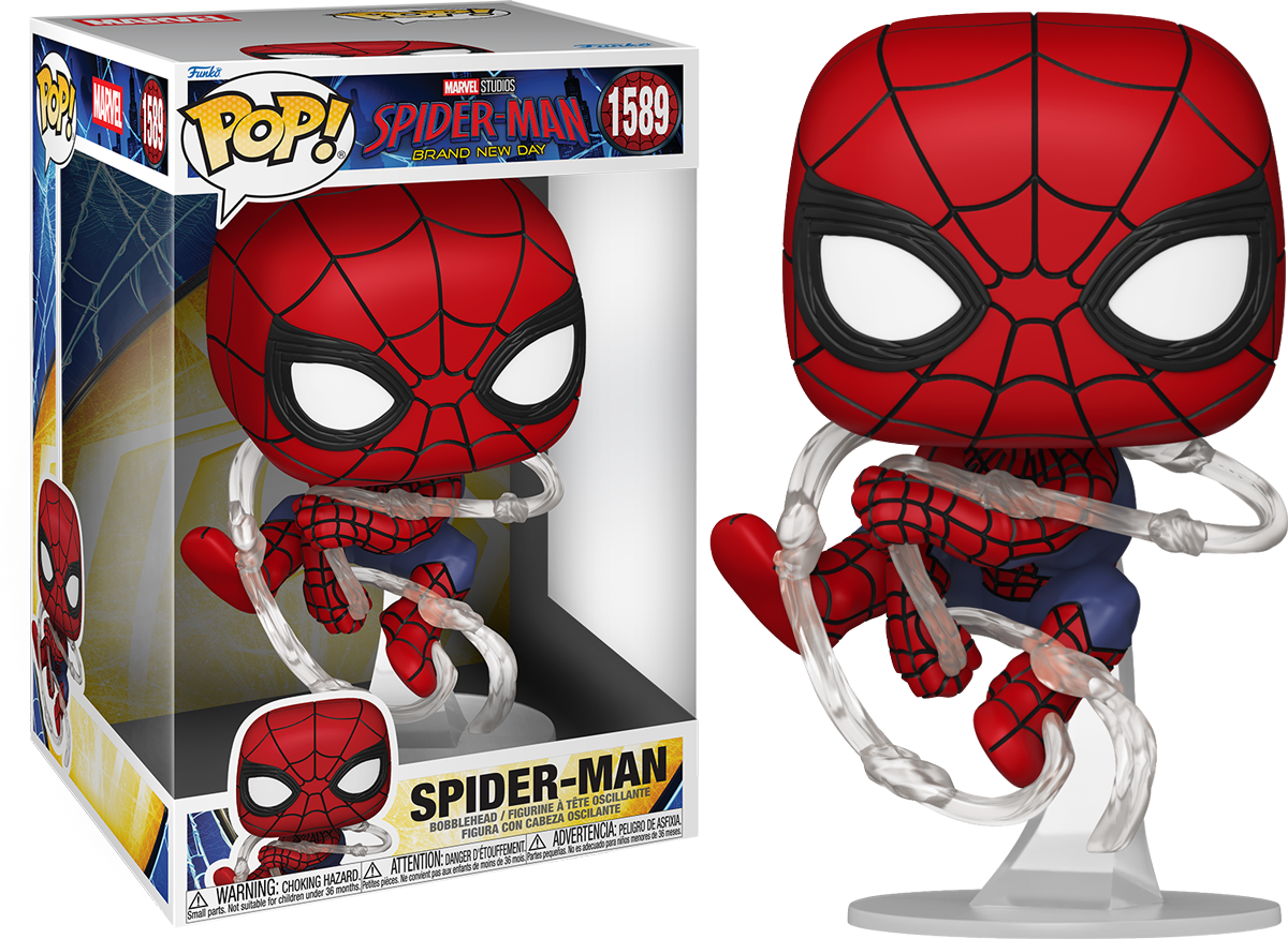 Spiderman: Un nuevo día – Spiderman Pop! de vinilo de 25 cm