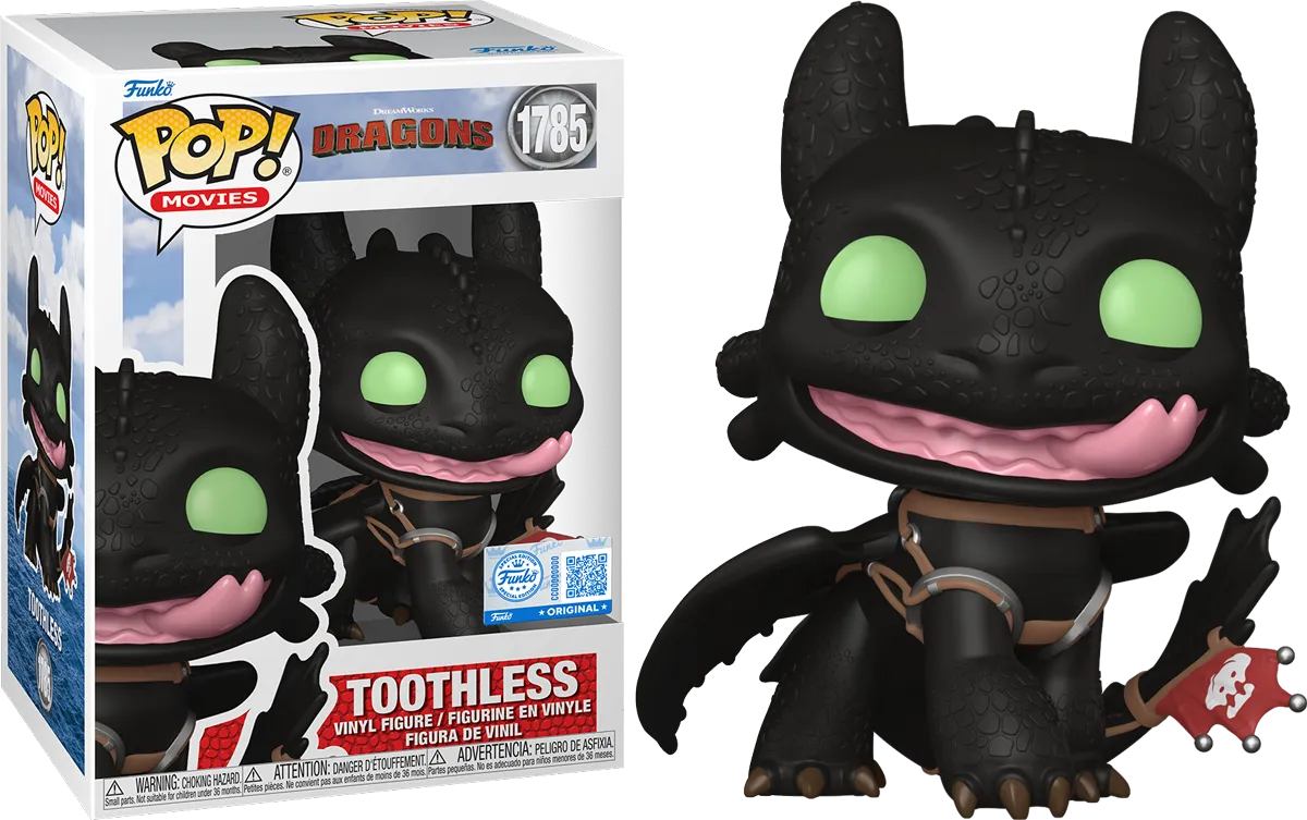 How to Train Your Dragon - Toothless with Tongue Out US Exclusive Pop!