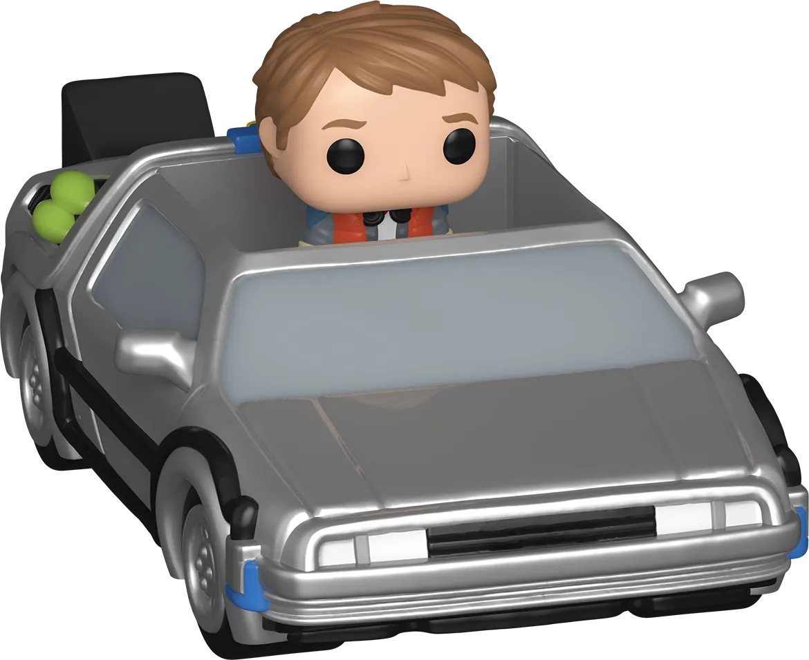 FUN85521 Back to the Future - Delorean Bitty Pop! Ride - Funko - Titan Pop Culture