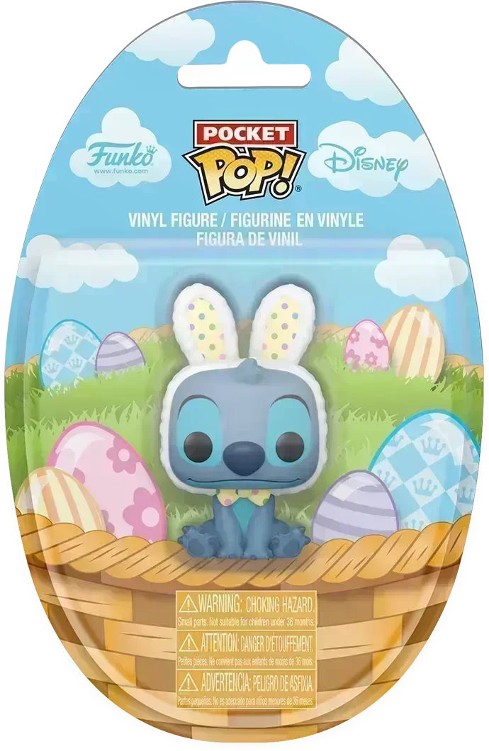 FUN85825 Lilo & Stitch - Stitch Easter Egg Pocket Pop! Vinyl - Funko - Titan Pop Culture