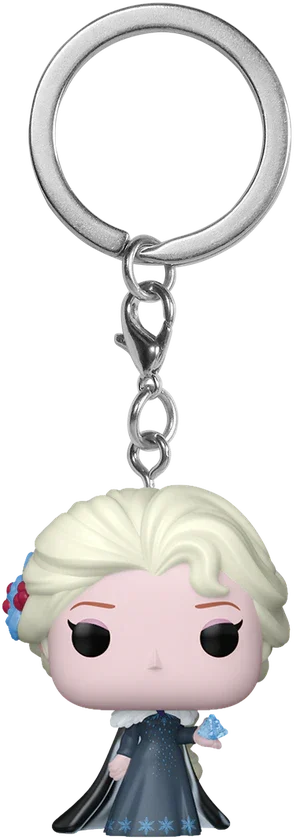 FUN86078 Disney: Princess - Elsa (Holiday) Pop! Keychain - Funko - Titan Pop Culture