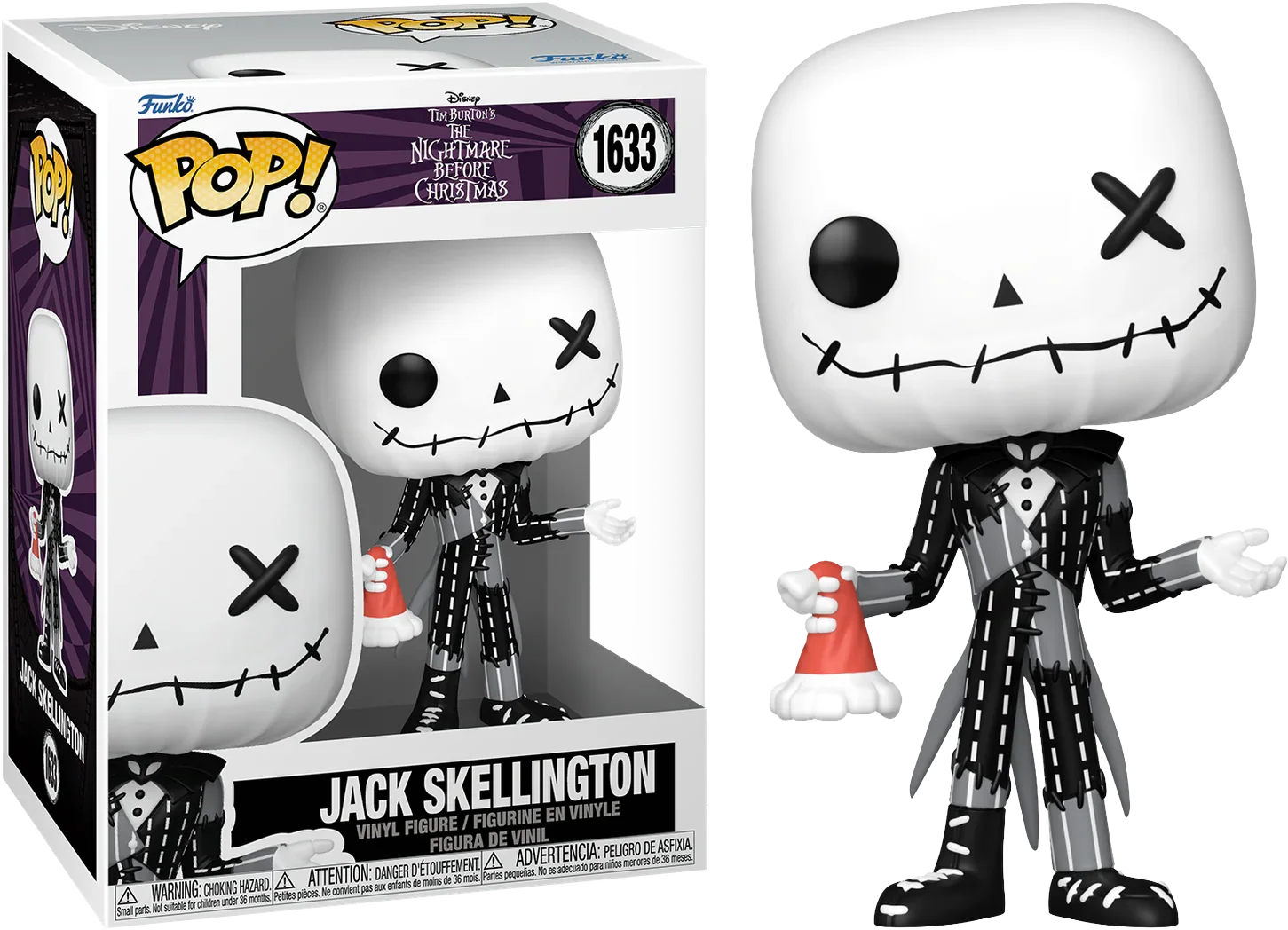 Pesadilla antes de Navidad - Jack Patchwork Pop! Vinyl