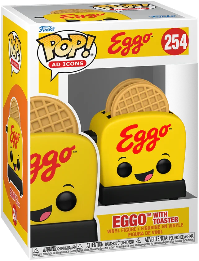 广告图标:家乐氏 - Eggo 和 Toaster Pop 巧克力!黑胶唱片