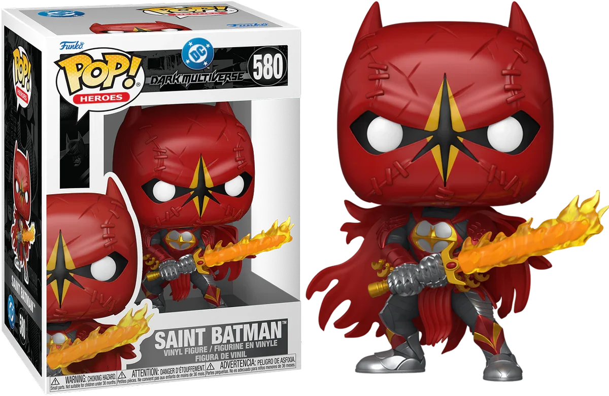 DC: Dark Multiverse - Figura Pop! de vinilo de Batman el Santo