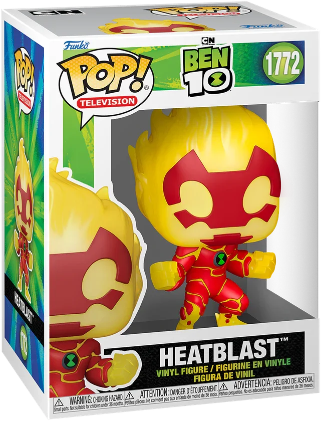 Ben 10 - Heatblast Pop! Vinyl