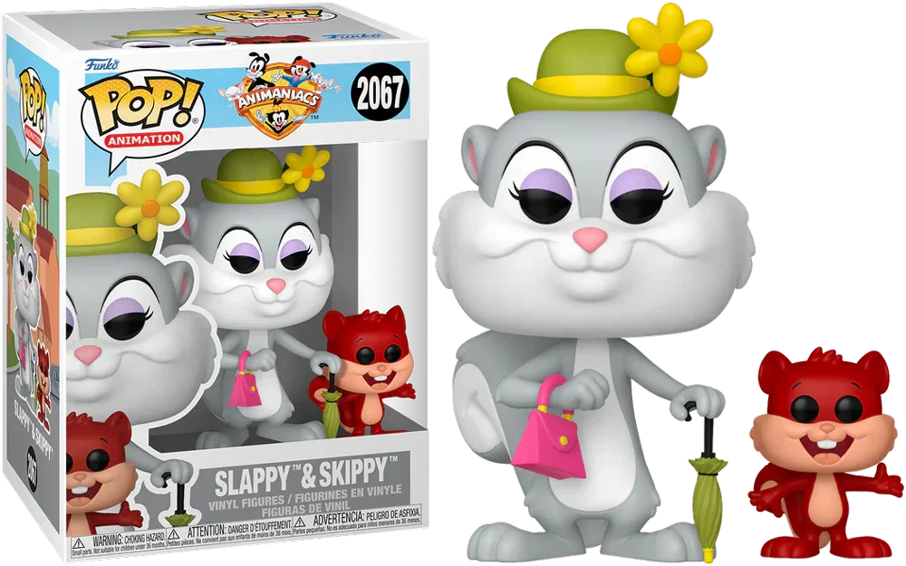 Animaniacs - Slappy con Skippy Pop! Vinilo
