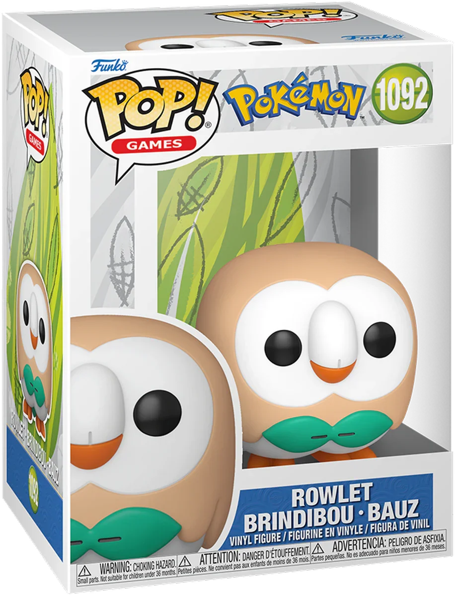 Pokémon - Rowlet Pop! Vinilo