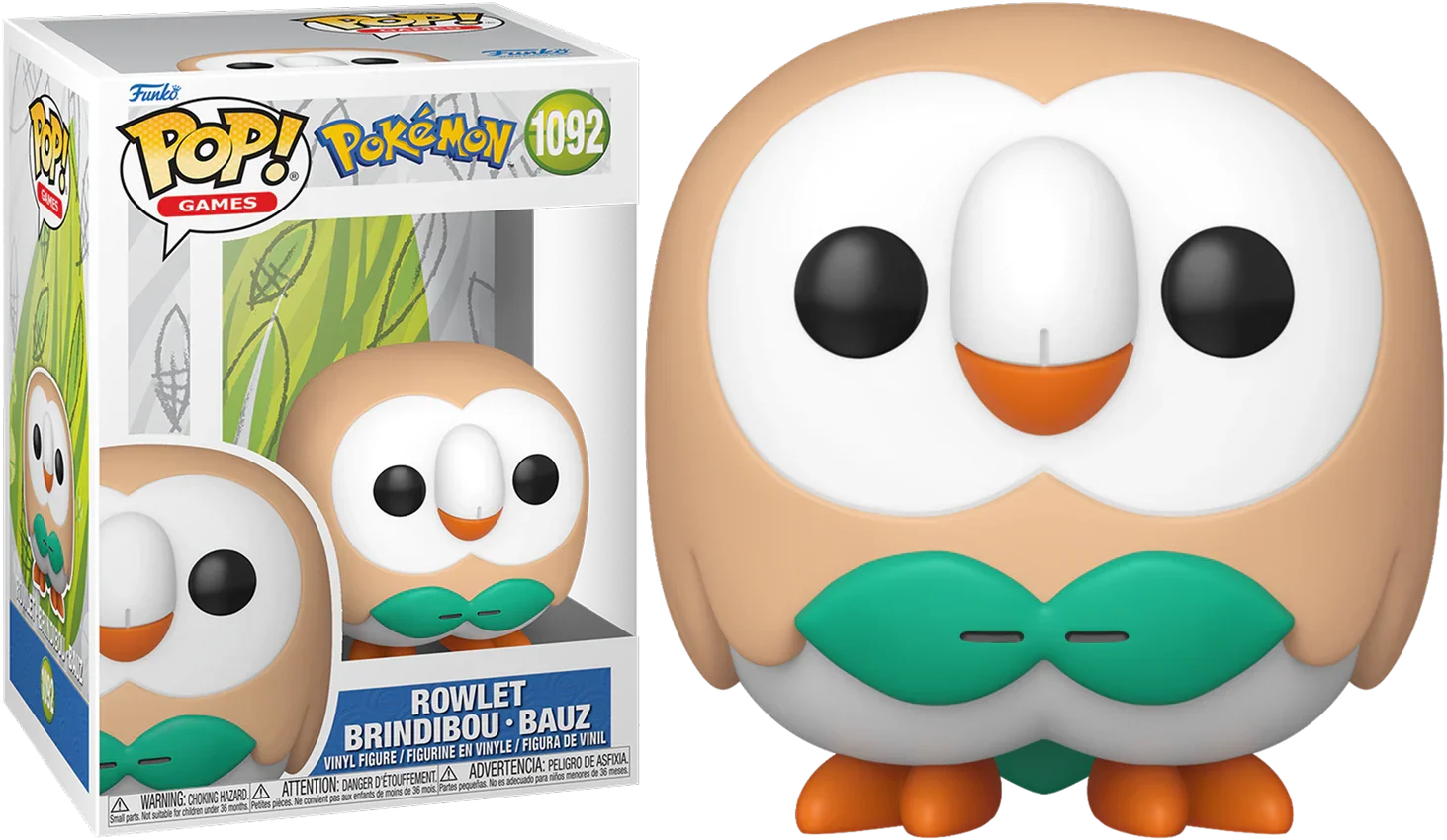 Pokémon - Rowlet Pop! Vinilo