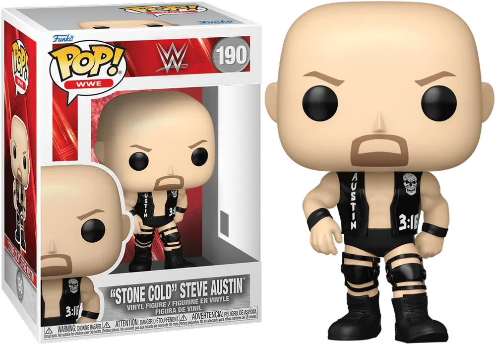 WWE - Vinilo Pop! de Steve Austin "Stone Cold"