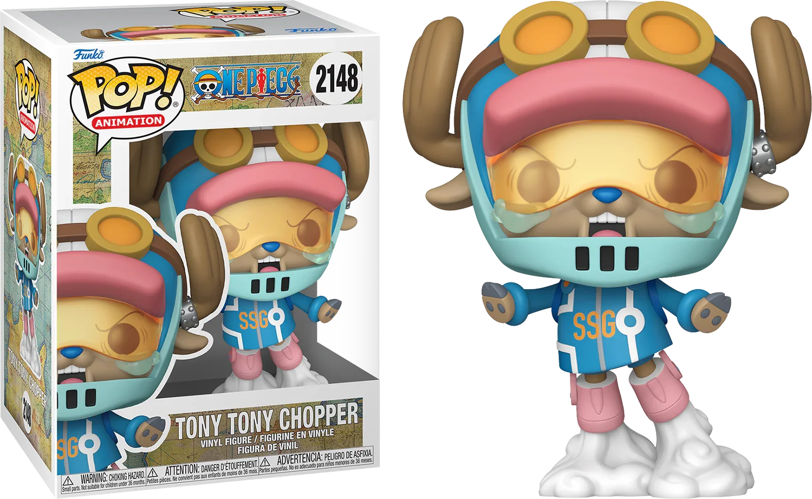 One Piece - Chopper (Cabeza de Huevo) Pop! Vinilo
