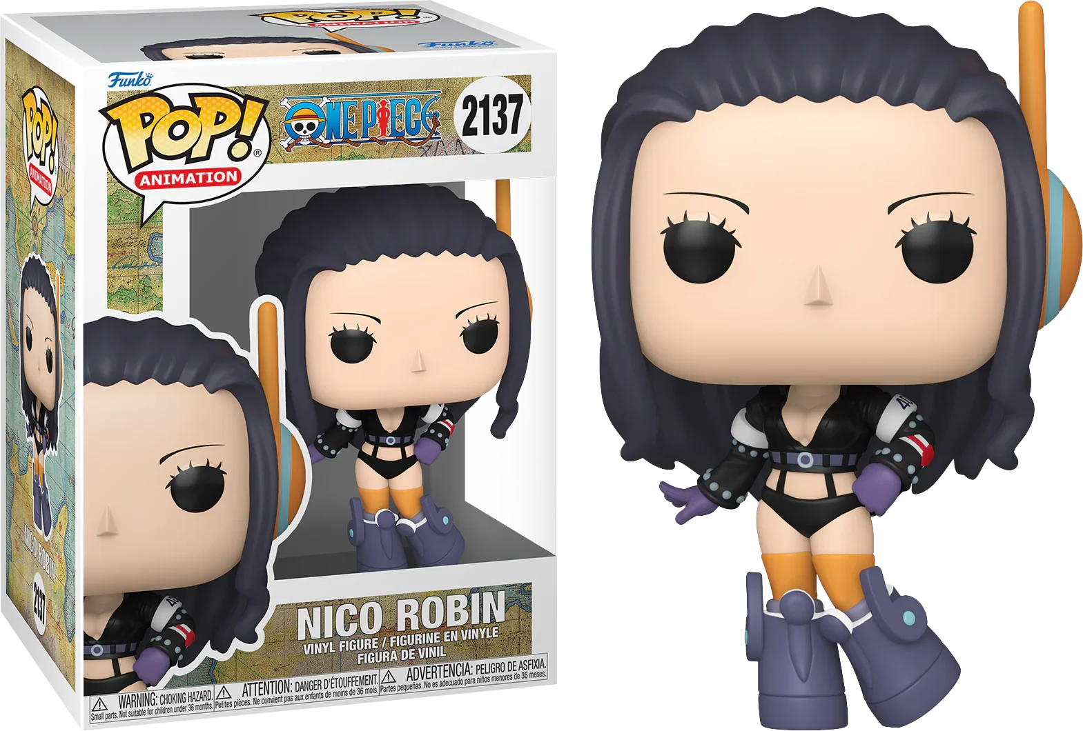One Piece - Robin (Cabeza de Huevo) Pop! Vinilo