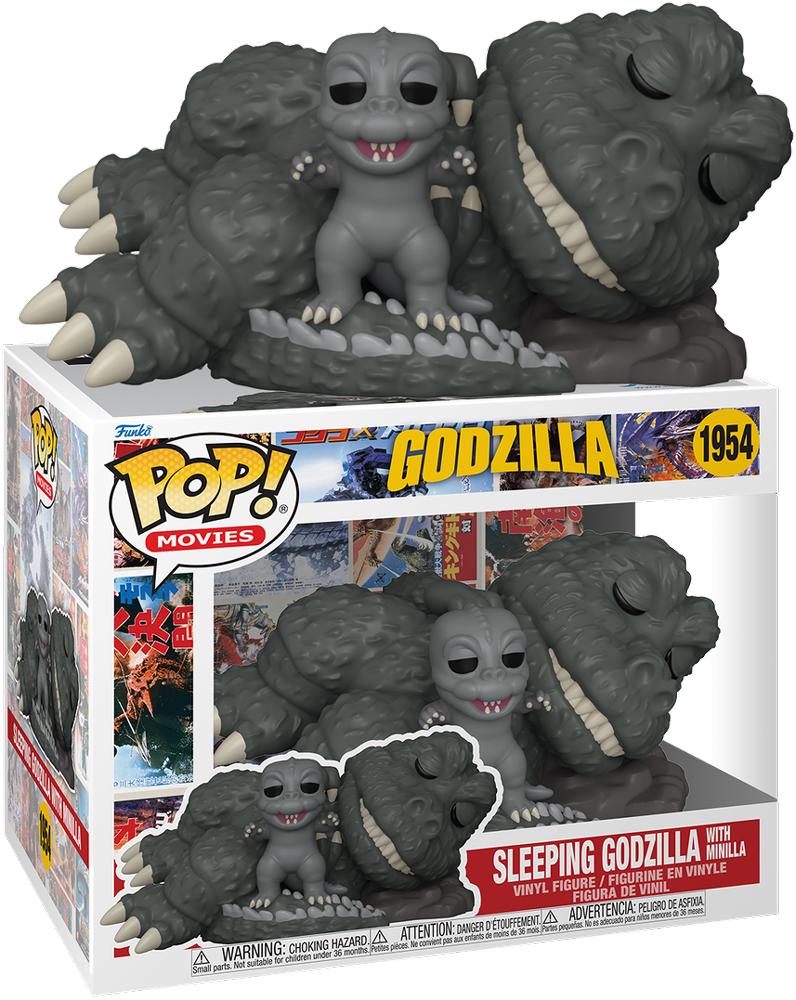 Godzilla - Sleeping Godzilla with Minnila 6" Pop! Vinyl