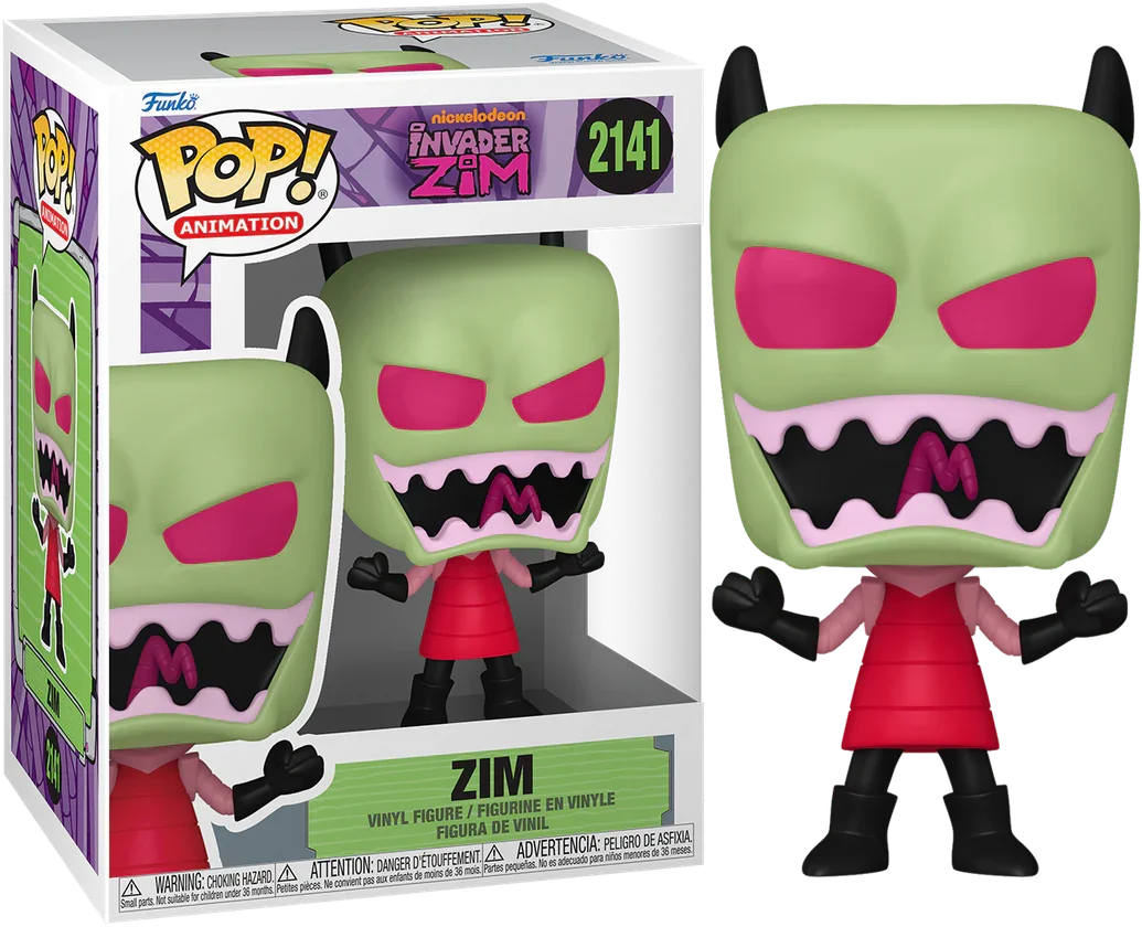 Invasor Zim - Zim (Gritando) ¡Pop! Vinilo
