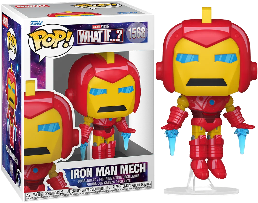 ¿Qué pasaría si...? - Iron Man Mech Pop! Vinilo
