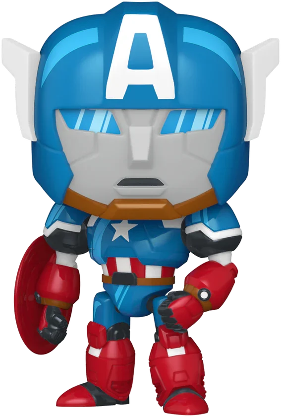 ¿Qué pasaría si...? - Figura Pop! de vinilo del Capitán América Mech
