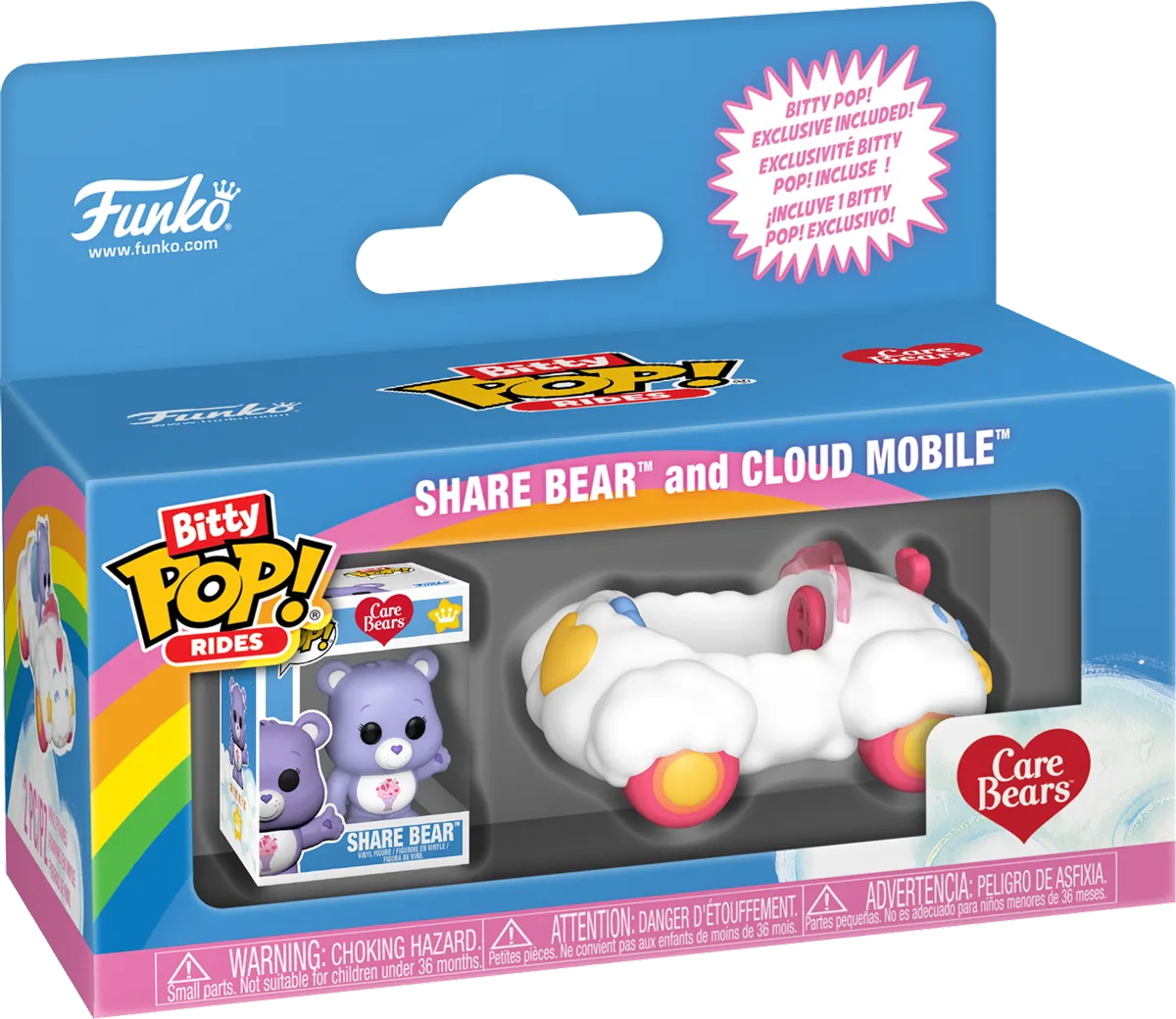 FUN86927 Care Bears - Cloud Mobile Bitty Pop! Ride - Funko - Titan Pop Culture