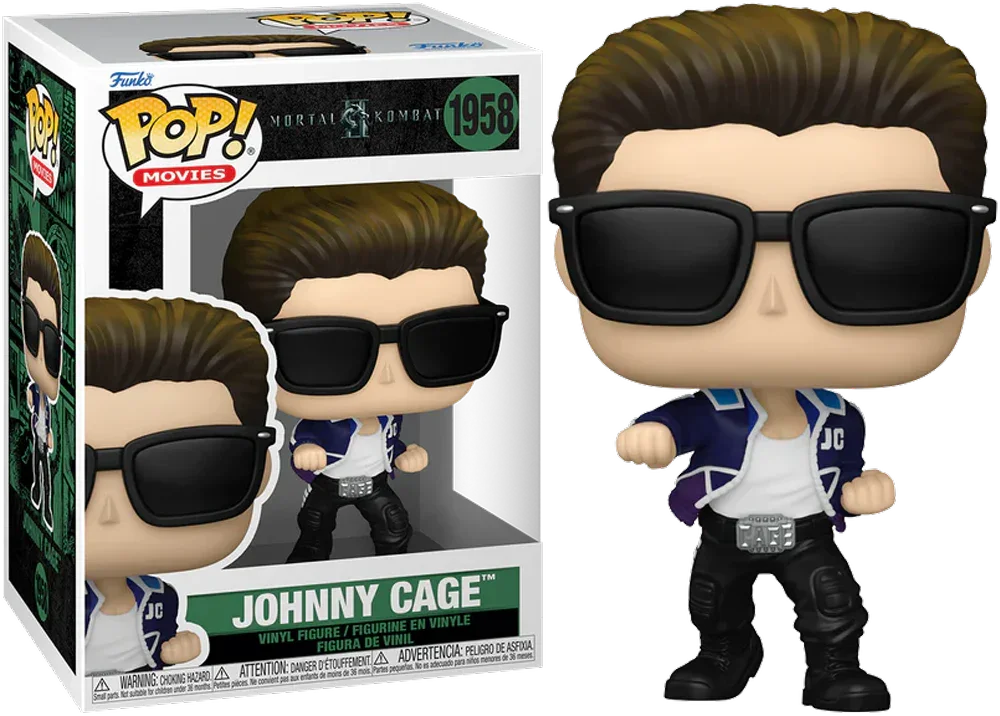 Vinilo Pop! de Johnny Cage de Mortal Kombat 2