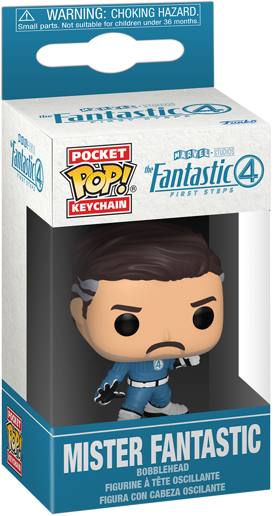 The Fantastic Four (2025) - Mister Fantastic Pop! Keychain