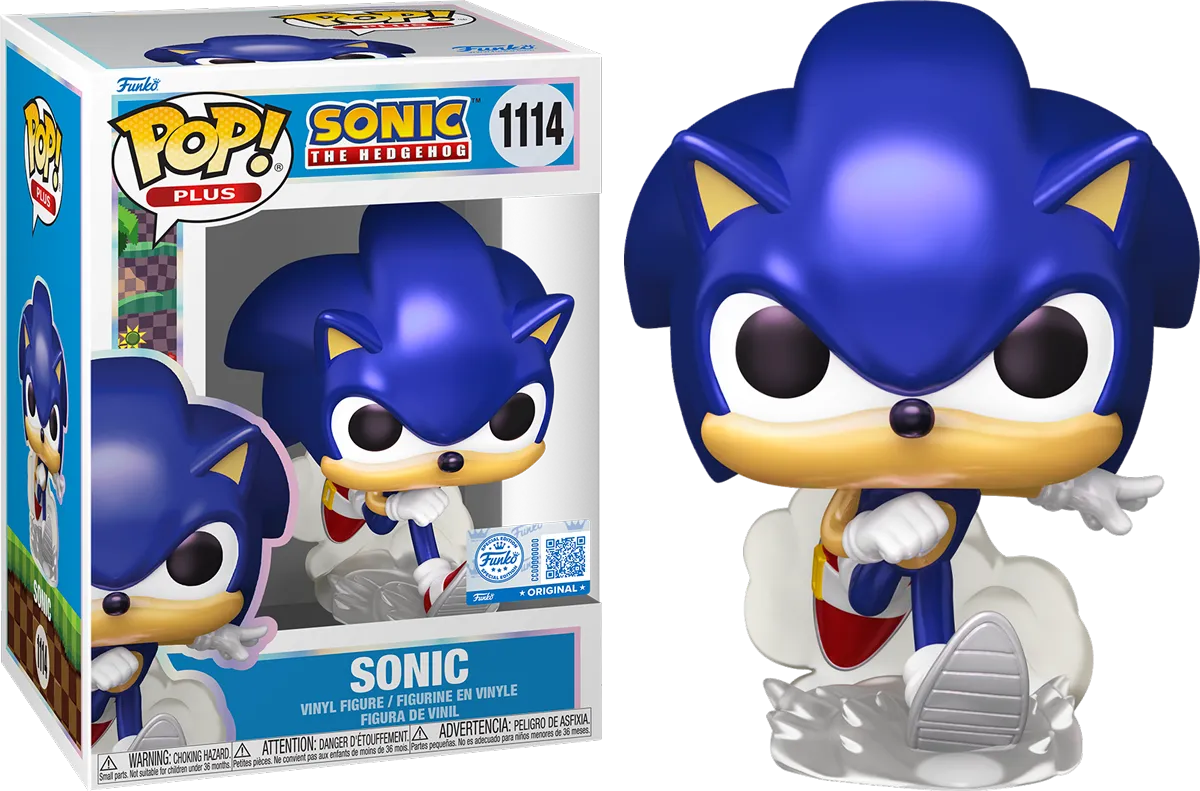 Sonic The Hedgehog - Sonic (Pearlescent) Pop! Plus