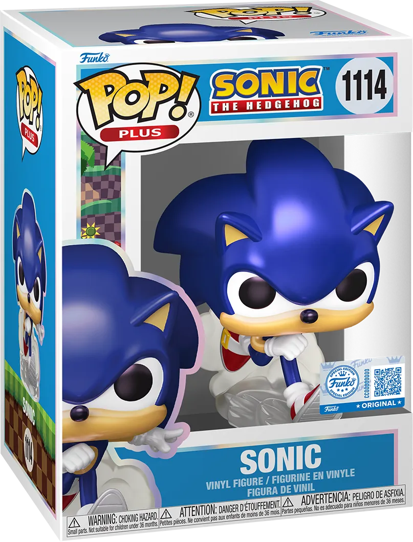 Sonic The Hedgehog - Sonic (Pearlescent) Pop! Plus