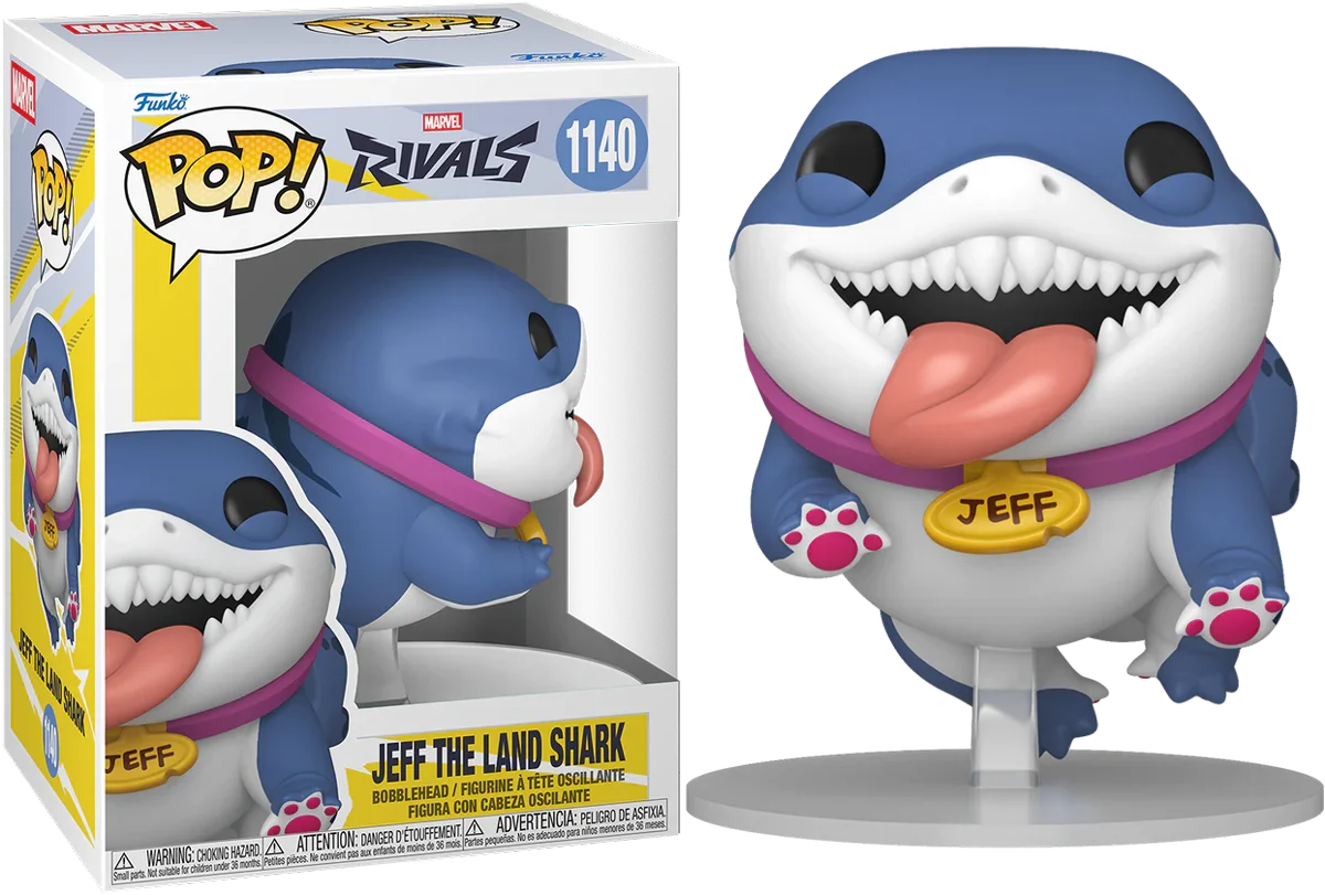 Marvel Rivals - Jeff el Tiburón Terrestre - Figura Pop! Vinyl