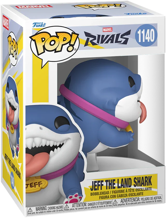 Marvel Rivals - Jeff el Tiburón Terrestre - Figura Pop! Vinyl
