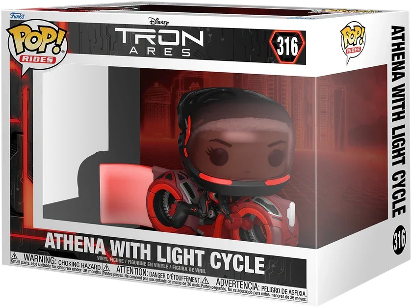 TRON: Ares - Athena with Light Cycle Pop! Ride