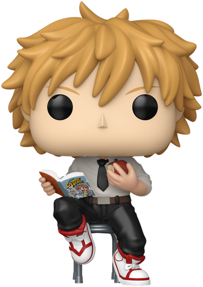 Chainsaw Man – Denji Reading Pop! Vinyl